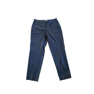 MM. LaFleur New York Women's Navy Blue Straight Leg Chino Pant Size 12